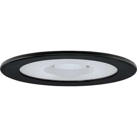 Elco Lighting 4 Shower Trim with Clear Reflector and Frosted Glass Pinhole Trim" EL1415W